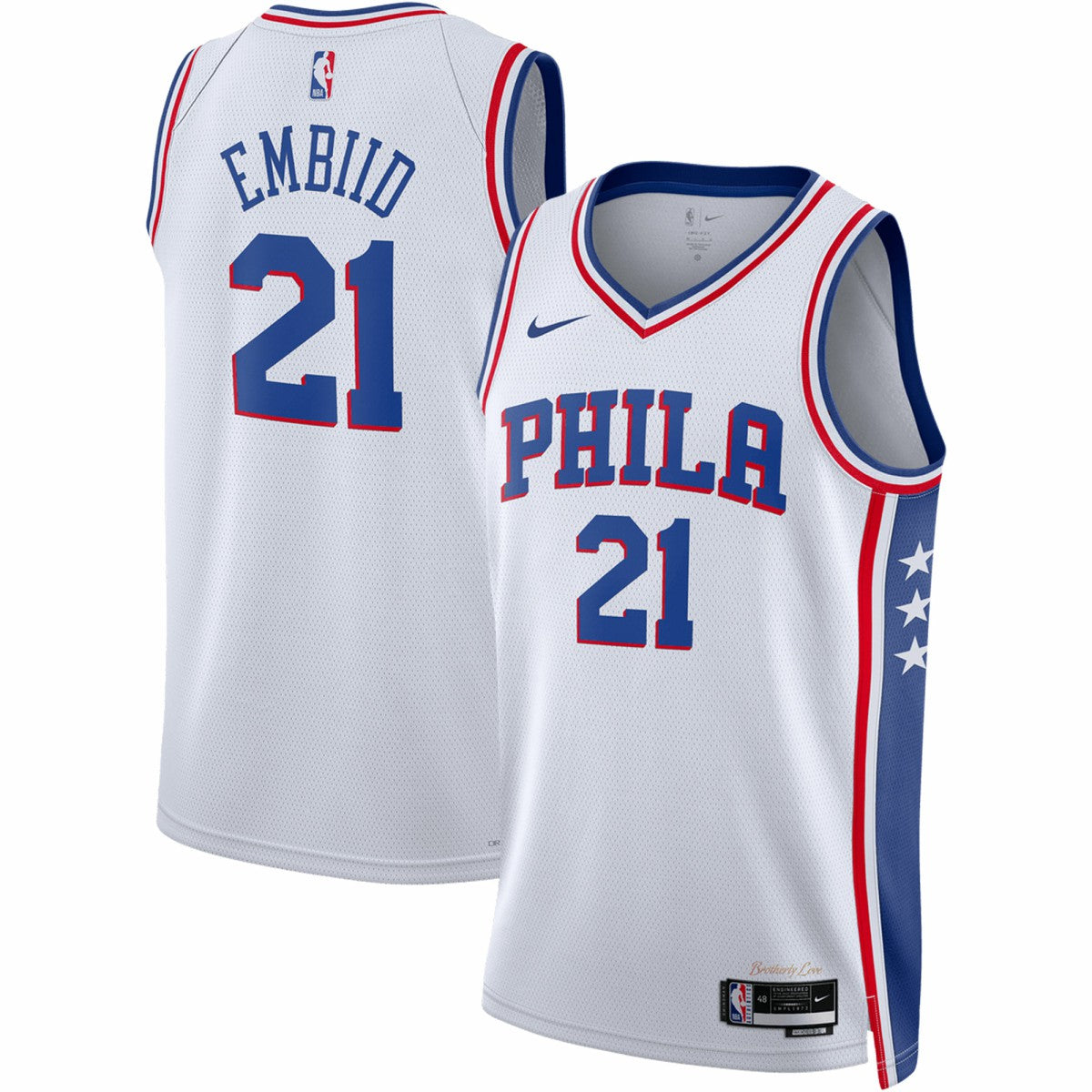 Joel Embiid Philadelphia 76ers Unisex Swingman Jersey Association Edition White - NBA