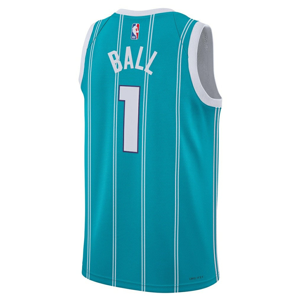 LaMelo Ball Charlotte Hornets Jordan Brand Unisex Swingman Jersey Icon Edition Teal - NBA