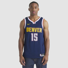 Nikola Jokic Denver Nuggets Unisex Swingman Jersey Icon Editi- Navy - NBA