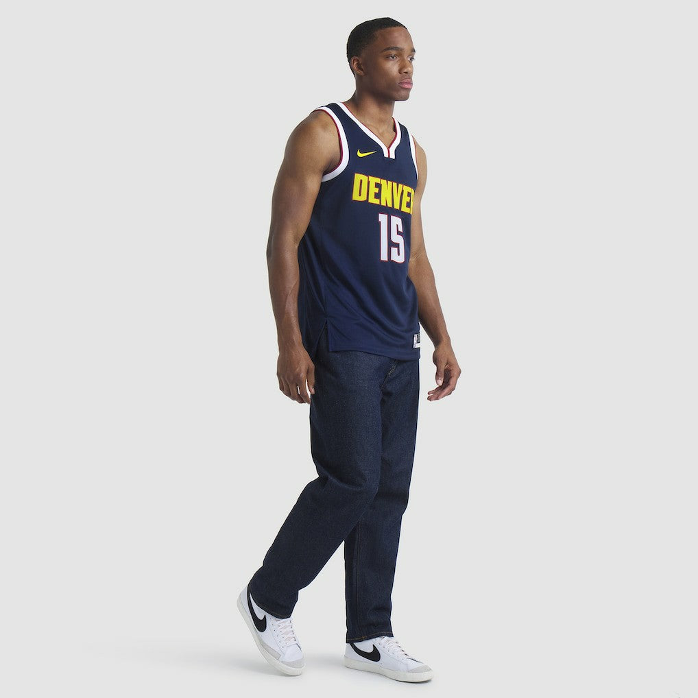 Nikola Jokic Denver Nuggets Unisex Swingman Jersey Icon Editi- Navy - NBA