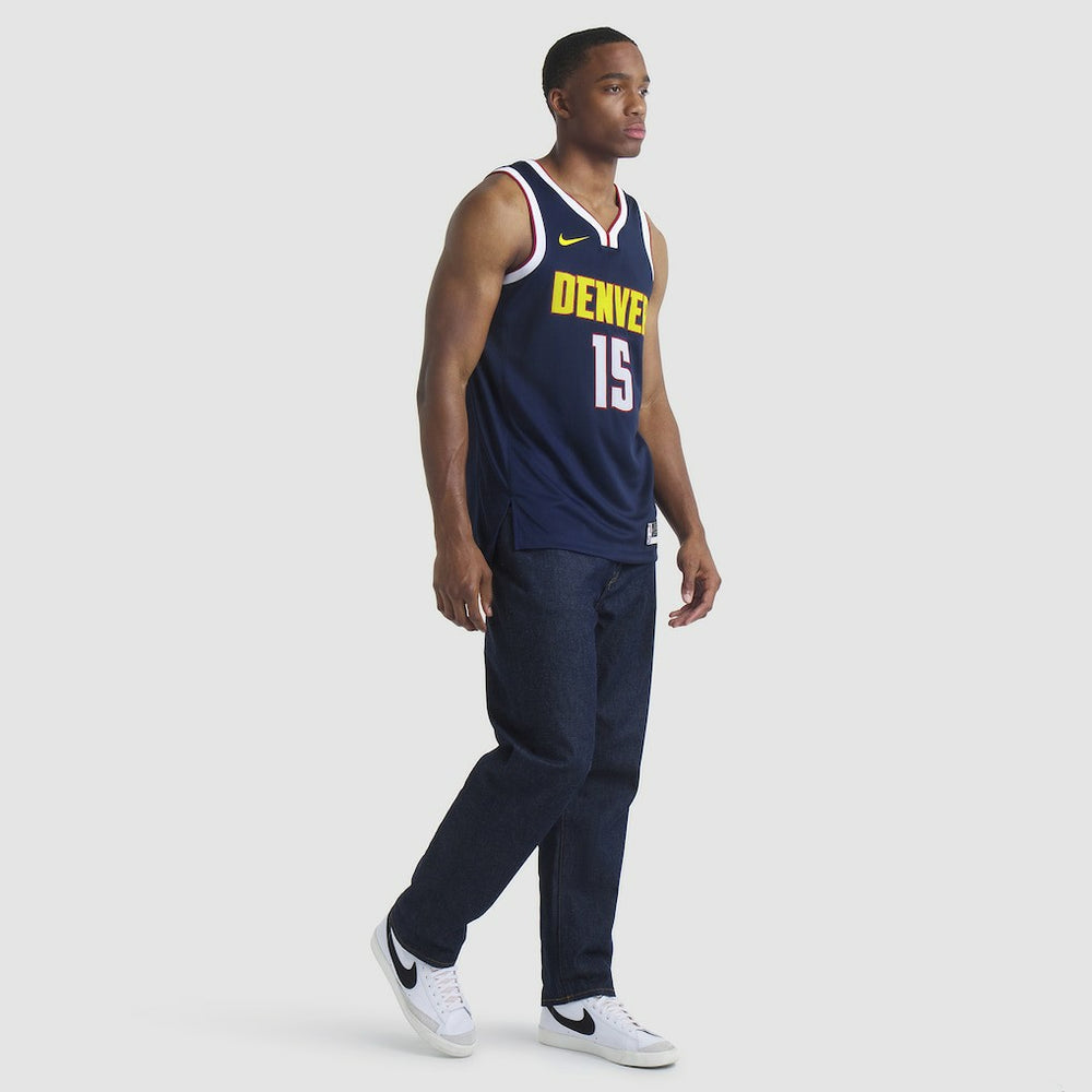 Nikola Jokic Denver Nuggets Unisex Swingman Jersey Icon Editi- Navy - NBA
