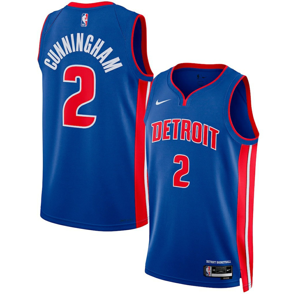 Cade Cunningham Detroit Pistons Unisex Swingman Jersey Icon Edition Blue - NBA