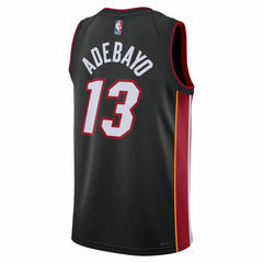 Bam Adebayo Miami Heat Unisex Swingman Jersey Icon Edition Black - NBA