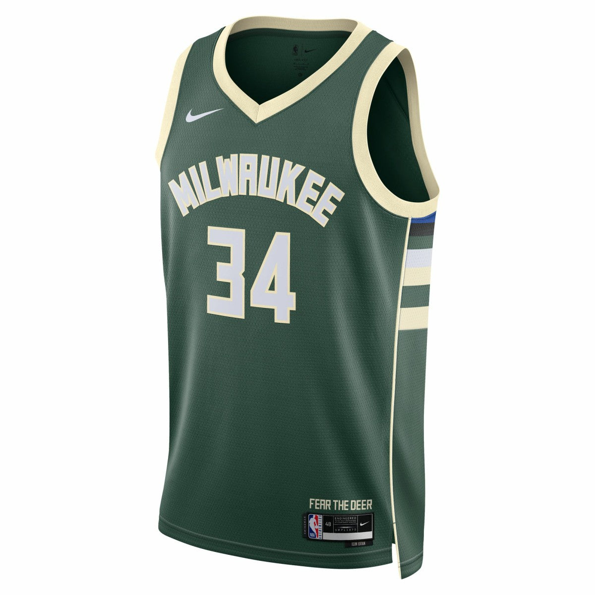 Giannis Antetokounmpo Milwaukee Bucks Unisex Swingman Jersey Icon Edition Hunter Green - NBA