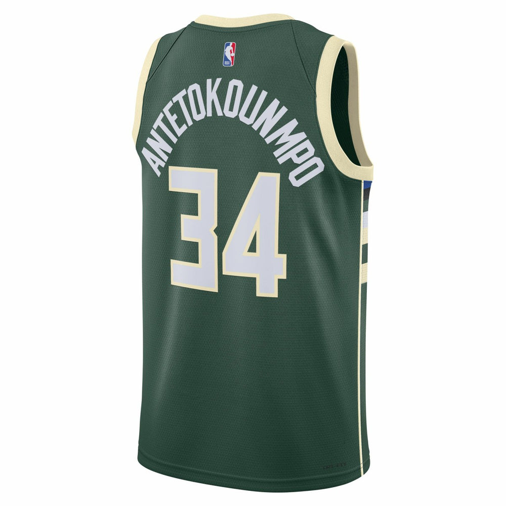 Giannis Antetokounmpo Milwaukee Bucks Unisex Swingman Jersey Icon Edition Hunter Green - NBA
