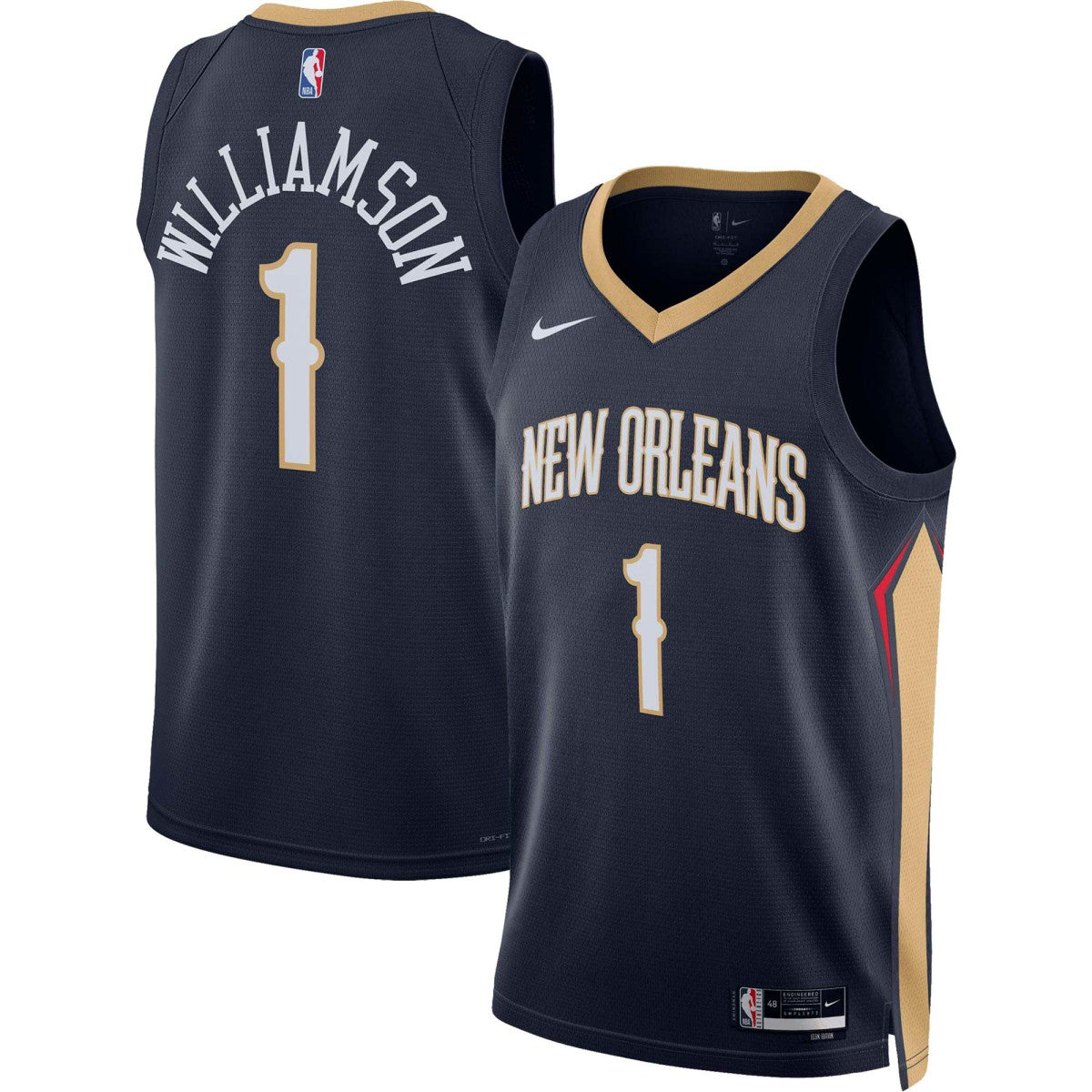 Zion Williamson New Orleans Pelicans Unisex Swingman Jersey Icon Edition Navy - NBA