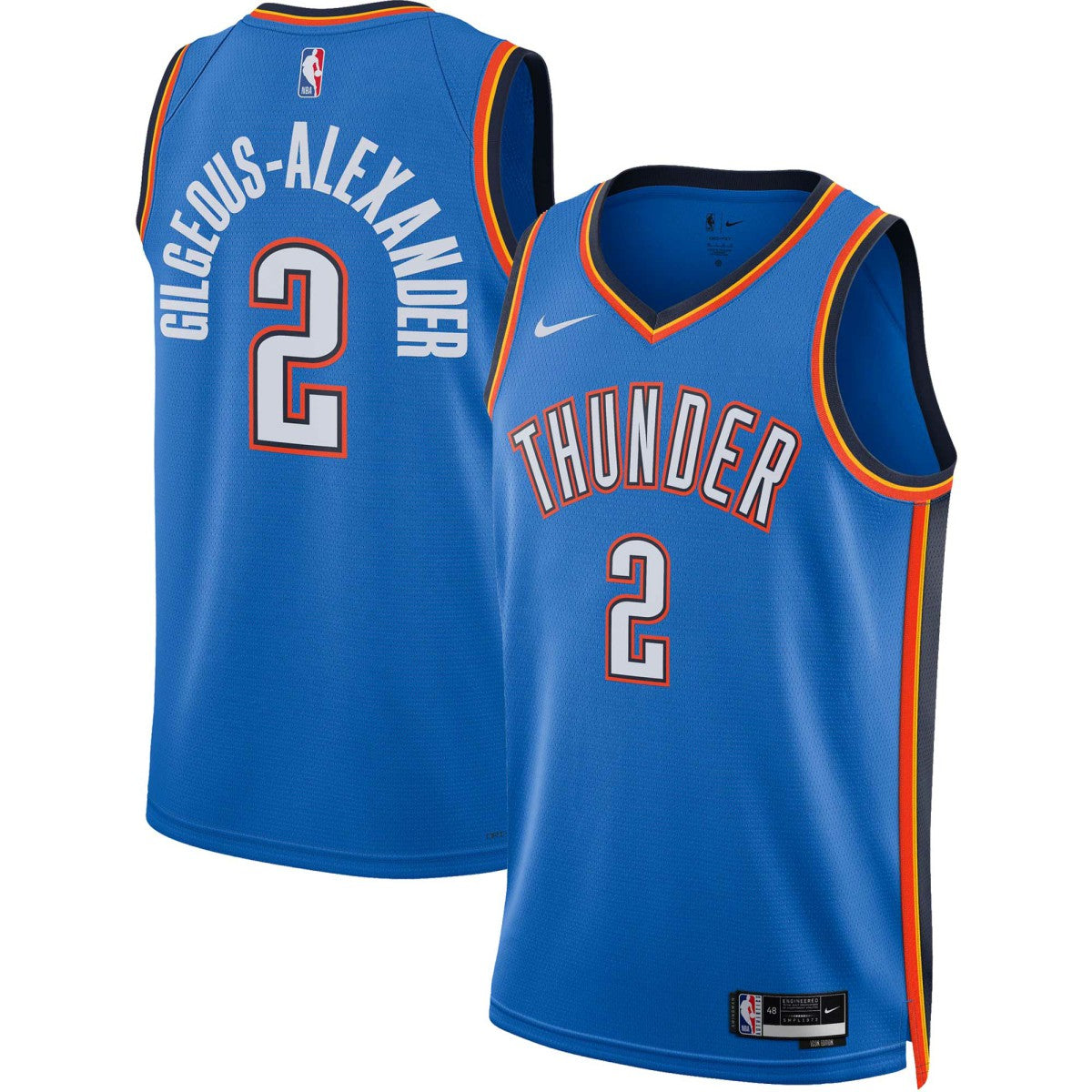 Shai Gilgeous-Alexander Oklahoma City Thunder Unisex Swingman Jersey Icon Edition Blue - NBA