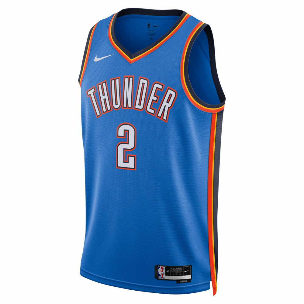 Shai Gilgeous-Alexander Oklahoma City Thunder Unisex Swingman Jersey Icon Edition Blue - NBA
