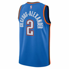 Shai Gilgeous-Alexander Oklahoma City Thunder Unisex Swingman Jersey Icon Edition Blue - NBA