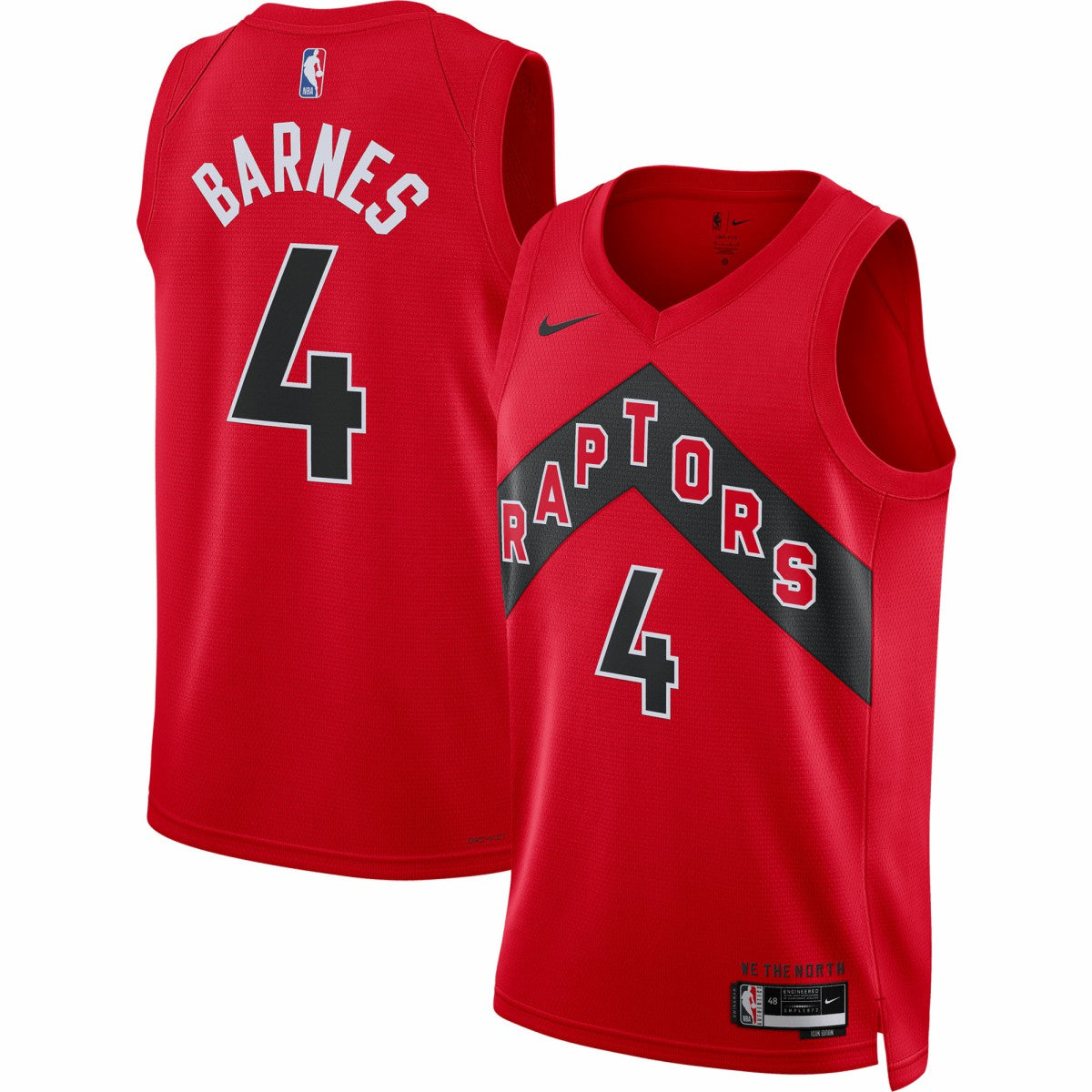 Scottie Barnes Toronto Raptors Unisex Swingman Jersey Icon Edition Red - NBA