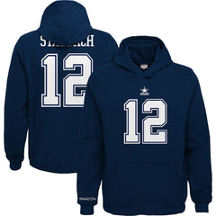 Dallas Cowboys Youth Retired Player Name & Number Pullover Hoodie Navy | Mitchell & Ness