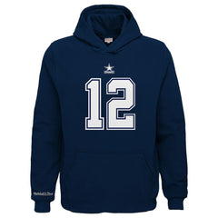 Dallas Cowboys Youth Retired Player Name & Number Pullover Hoodie Navy | Mitchell & Ness