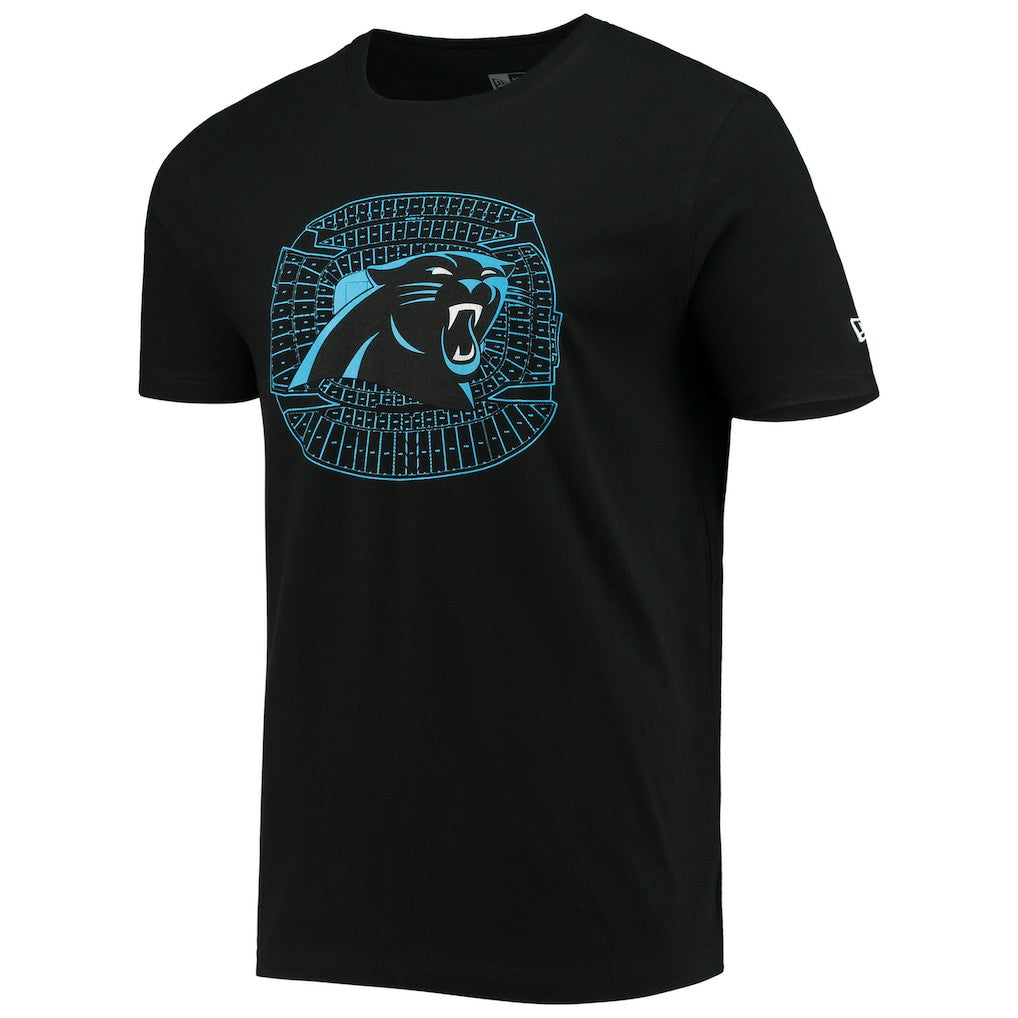 Carolina Panthers New Era Stadium T-Shirt Black | NFL