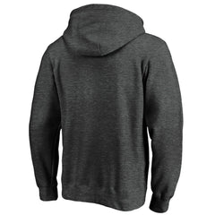 New England Patriots Primary Logo Fitted Pullover Hoodie Charcoal | NFL