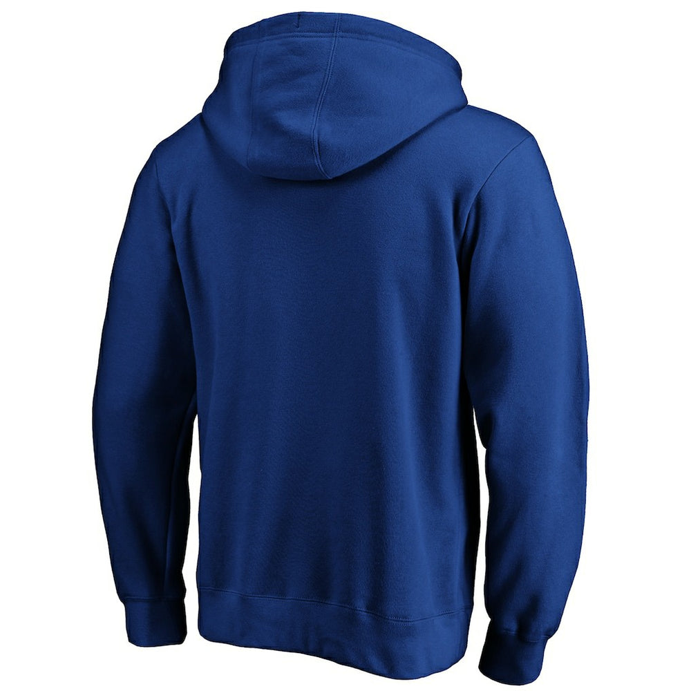 New England Patriots Throwback Logo Pullover Hoodie Royal | NFL