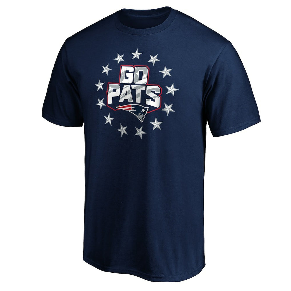 New England Patriots Hometown Collection Go Pats T-Shirt Navy | NFL