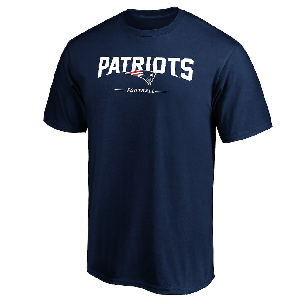 New England Patriots Team Lockup T-Shirt Navy | NFL