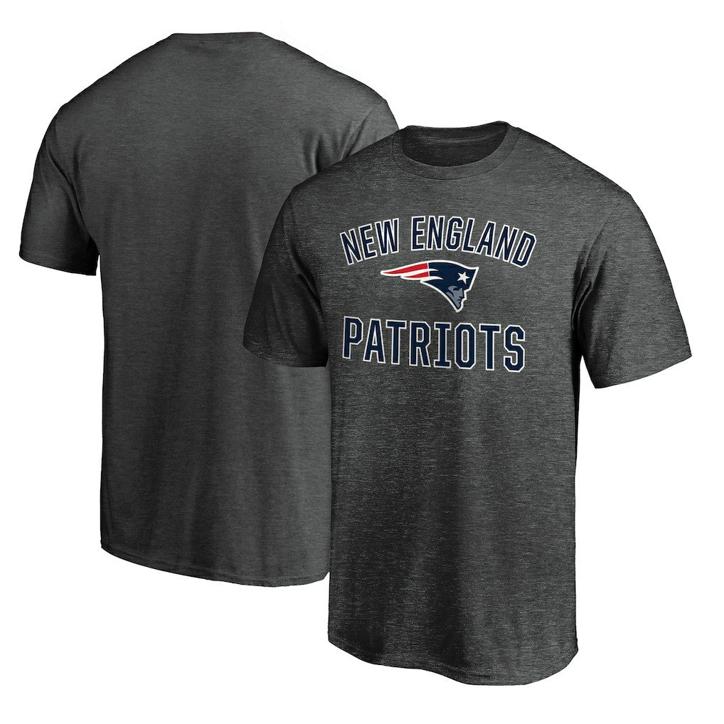 New England Patriots Victory Arch T-Shirt Heather Charcoal | Fanatics