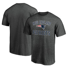 New England Patriots Victory Arch T-Shirt Heather Charcoal | Fanatics