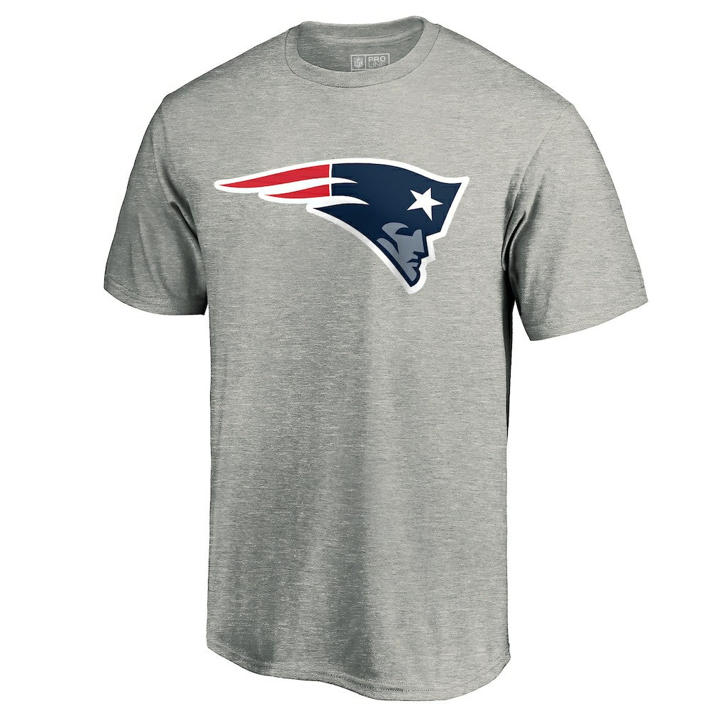 New England Patriots Primary Logo T-Shirt Heather Gray | Fanatics