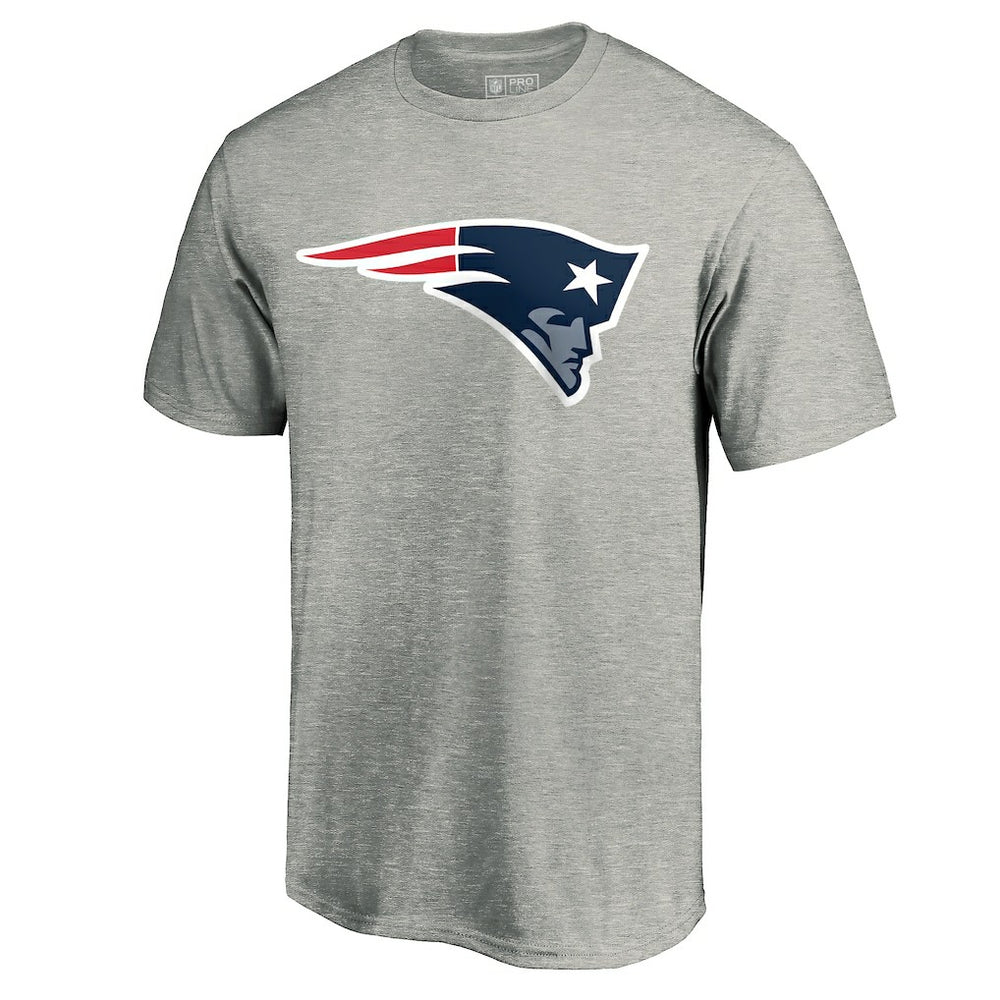 New England Patriots Primary Logo T-Shirt Heather Gray | Fanatics
