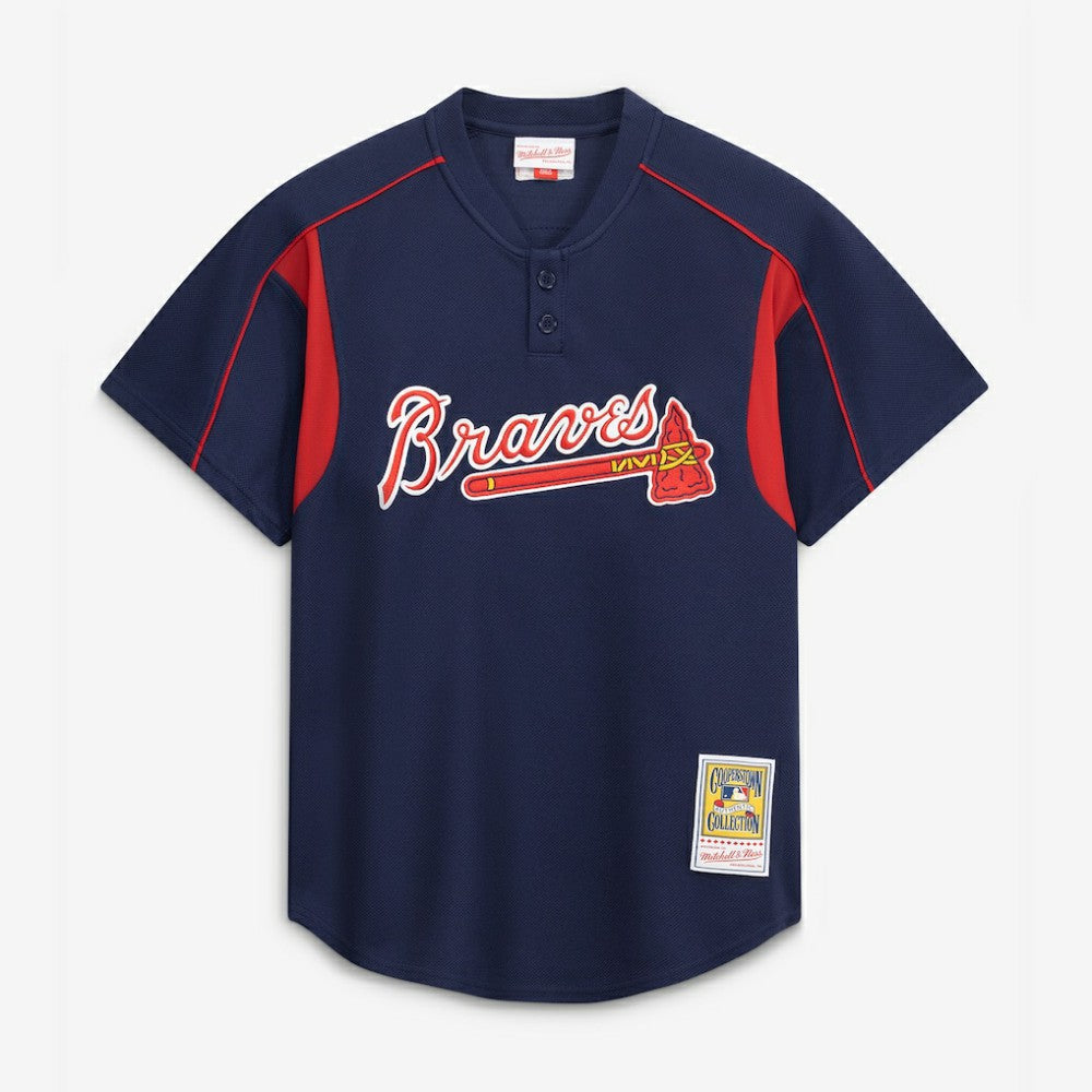 Chipper Jones Atlanta Braves Mitchell & Ness Authentic Batting Practice Jersey - MLB