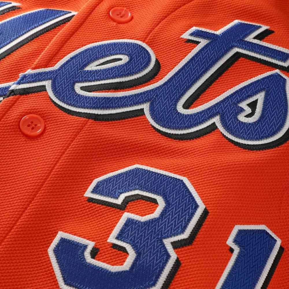 Mike Piazza New York Mets Mitchell & Ness Cooperstown Collection Mesh Batting Practice Button-Up Jersey - MLB