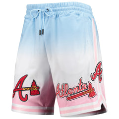 Atlanta Braves Pro Standard Team Logo Pro Ombre Shorts - MLB
