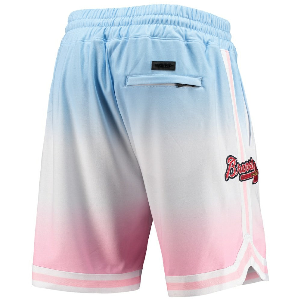 Atlanta Braves Pro Standard Team Logo Pro Ombre Shorts - MLB
