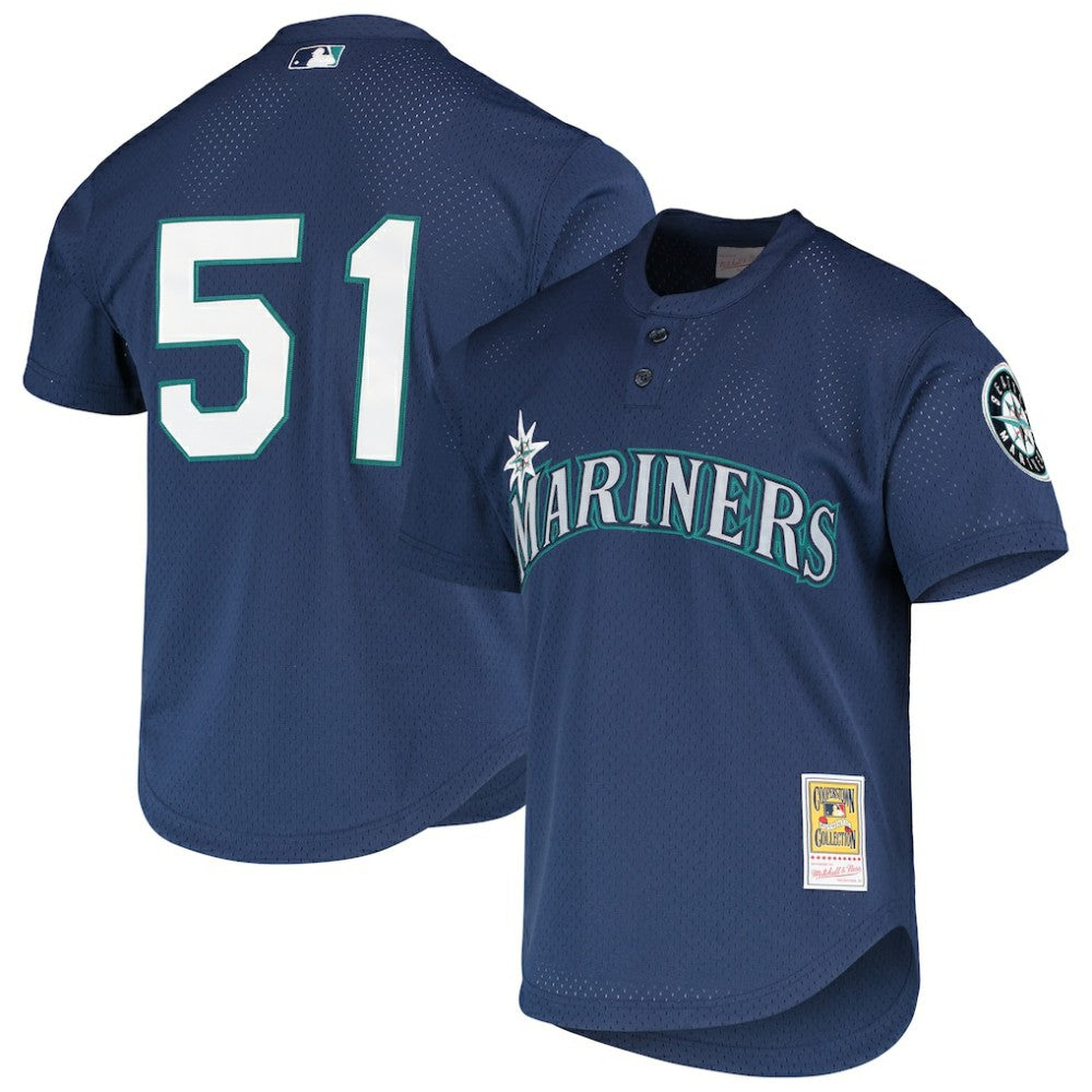 Ichiro Suzuki Seattle Mariners Mitchell & Ness Authentic Batting Practice Jersey - MLB