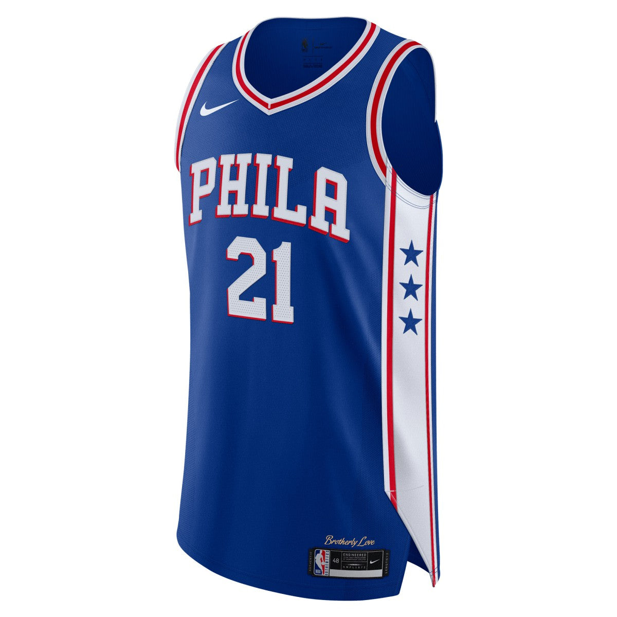 Joel Embiid Philadelphia 76ers Authentic Jersey Icon Edition Royal - NBA