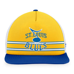 St. Louis Blues Fanatics Special Edition 2.0 Trucker Snapback Adjustable Hat - Gold/Blue - NHL