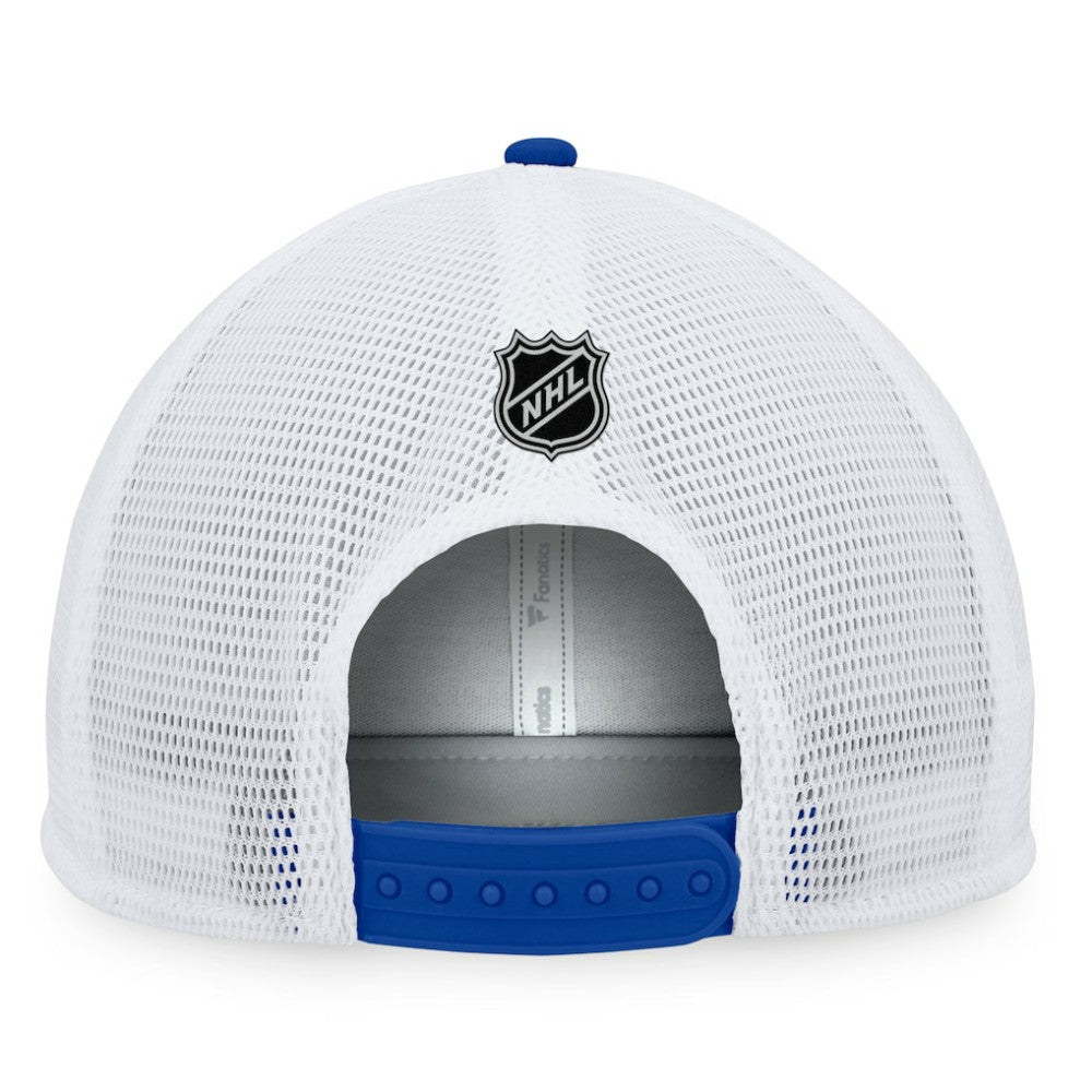 St. Louis Blues Fanatics Special Edition 2.0 Trucker Snapback Adjustable Hat - Gold/Blue - NHL