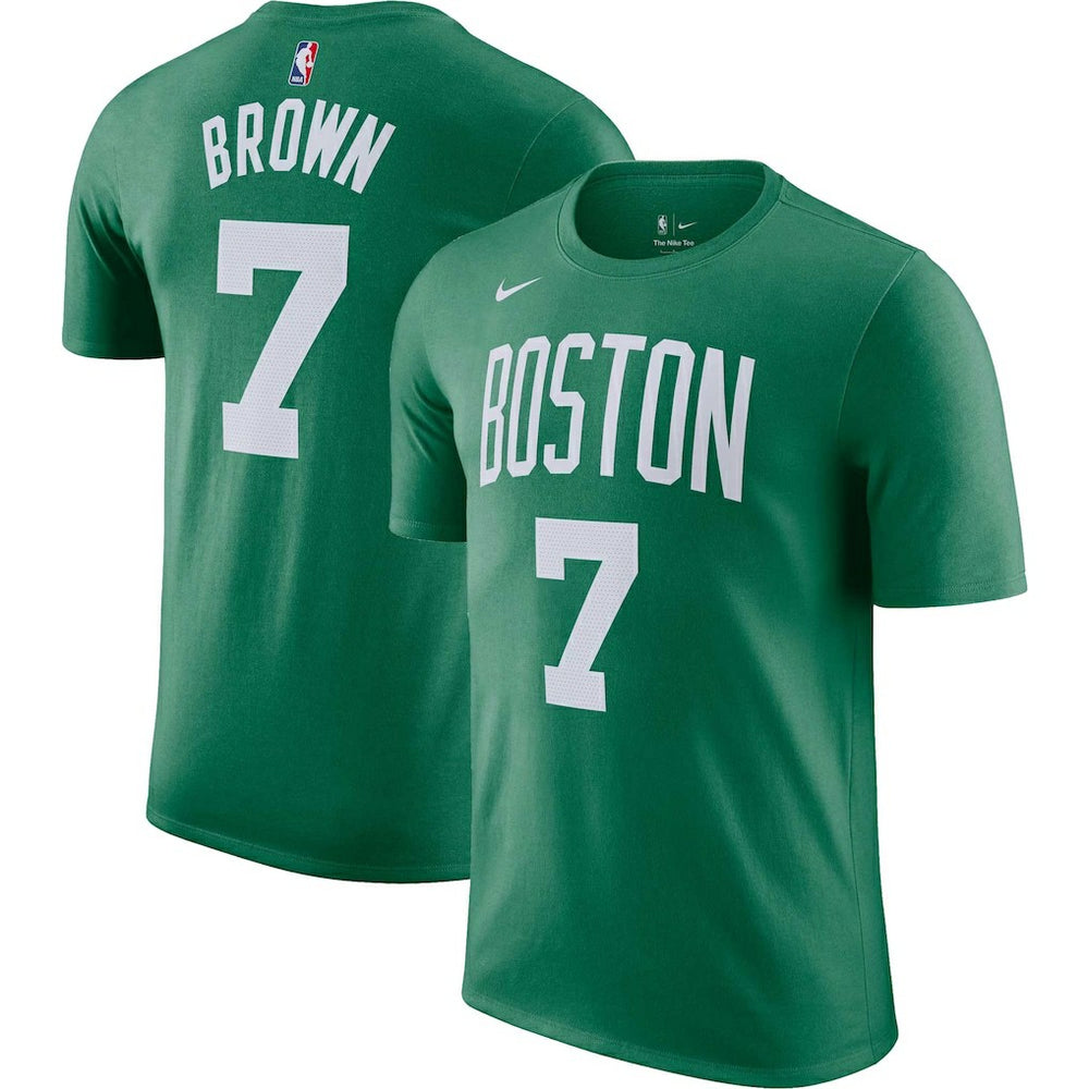 Jaylen Brown Boston Celtics Icon 2022/23 Name & Number T-Shirt Kelly Green - NBA
