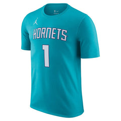 LaMelo Ball Charlotte Hornets Icon 2022/23 Name & Number T-Shirt Teal - NBA