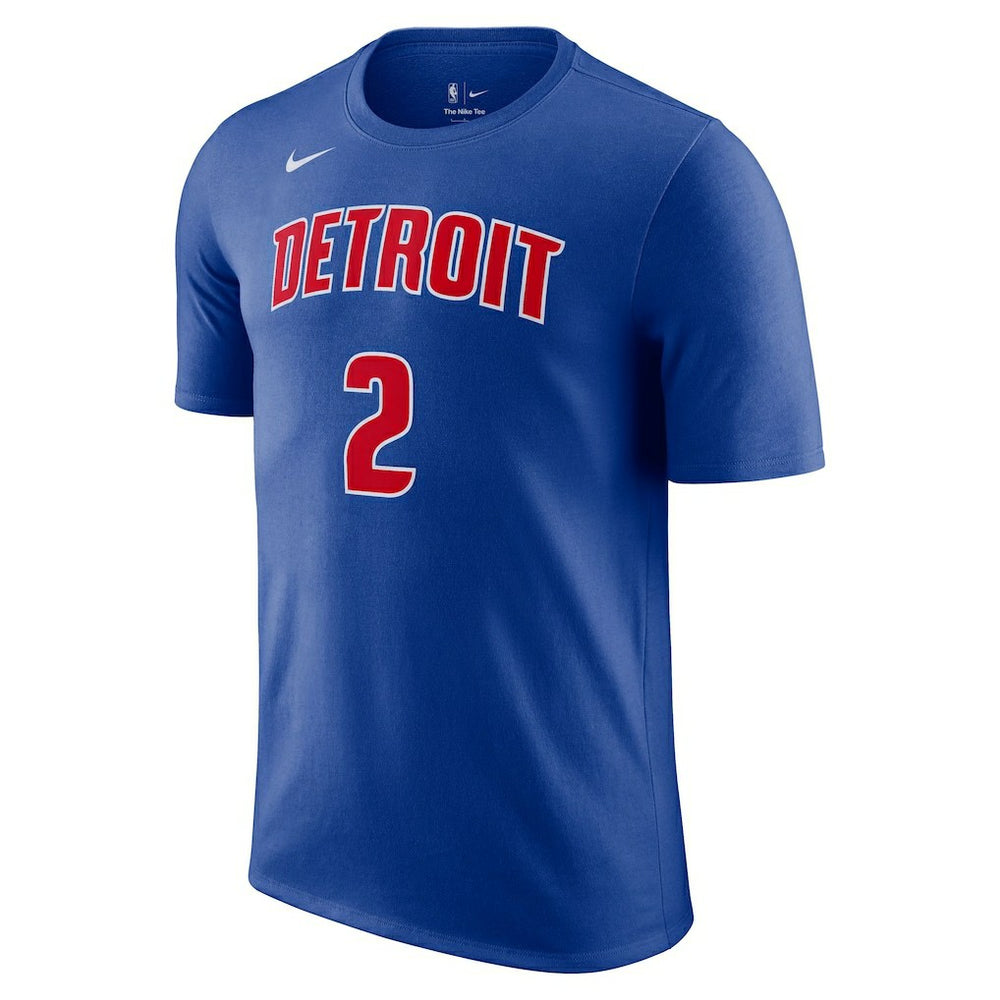Cade Cunningham Detroit Pistons Icon 2022/23 Name & Number T-Shirt Blue - NBA