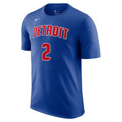 Cade Cunningham Detroit Pistons Icon 2022/23 Name & Number T-Shirt Blue - NBA