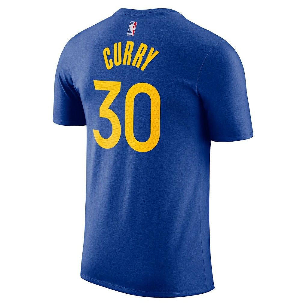Stephen Curry Golden State Warriors Icon 2022/23 Name & Number T-Shirt Royal - NBA