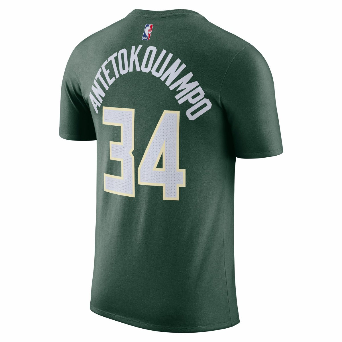 Giannis Antetokounmpo Milwaukee Bucks Icon 2022/23 Name & Number T-Shirt Hunter Green - NBA