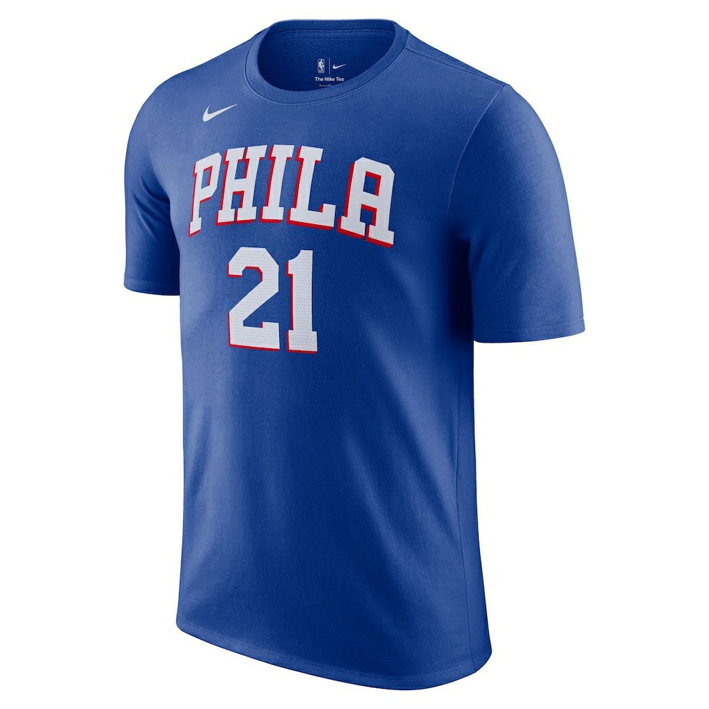 Joel Embiid Philadelphia 76ers Icon 2022/23 Name & Number T-Shirt Royal - NBA