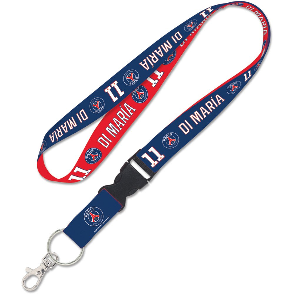 Angel Di Maria Paris Saint-Germain WinCraft 1" Player Detachable Buckle Lanyard - FIFA World CUP