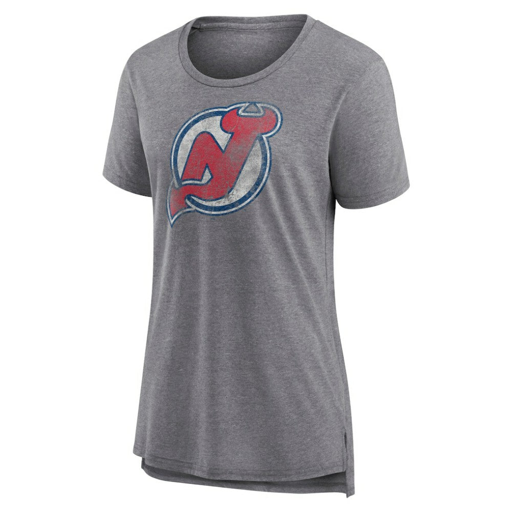 New Jersey Devils Fanatics Women's Special Edition 2.0 Modern T-Shirt - Heather Gray - NHL