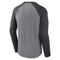Calgary Flames Fanatics Special Edition Long Sleeve Tri-Blend Raglan T-Shirt - Heather Gray - NHL