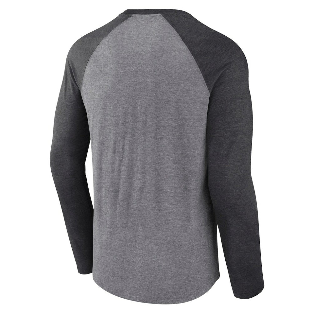 Ottawa Senators Fanatics Special Edition Long Sleeve Tri-Blend Raglan T-Shirt - Heather Gray - NHL