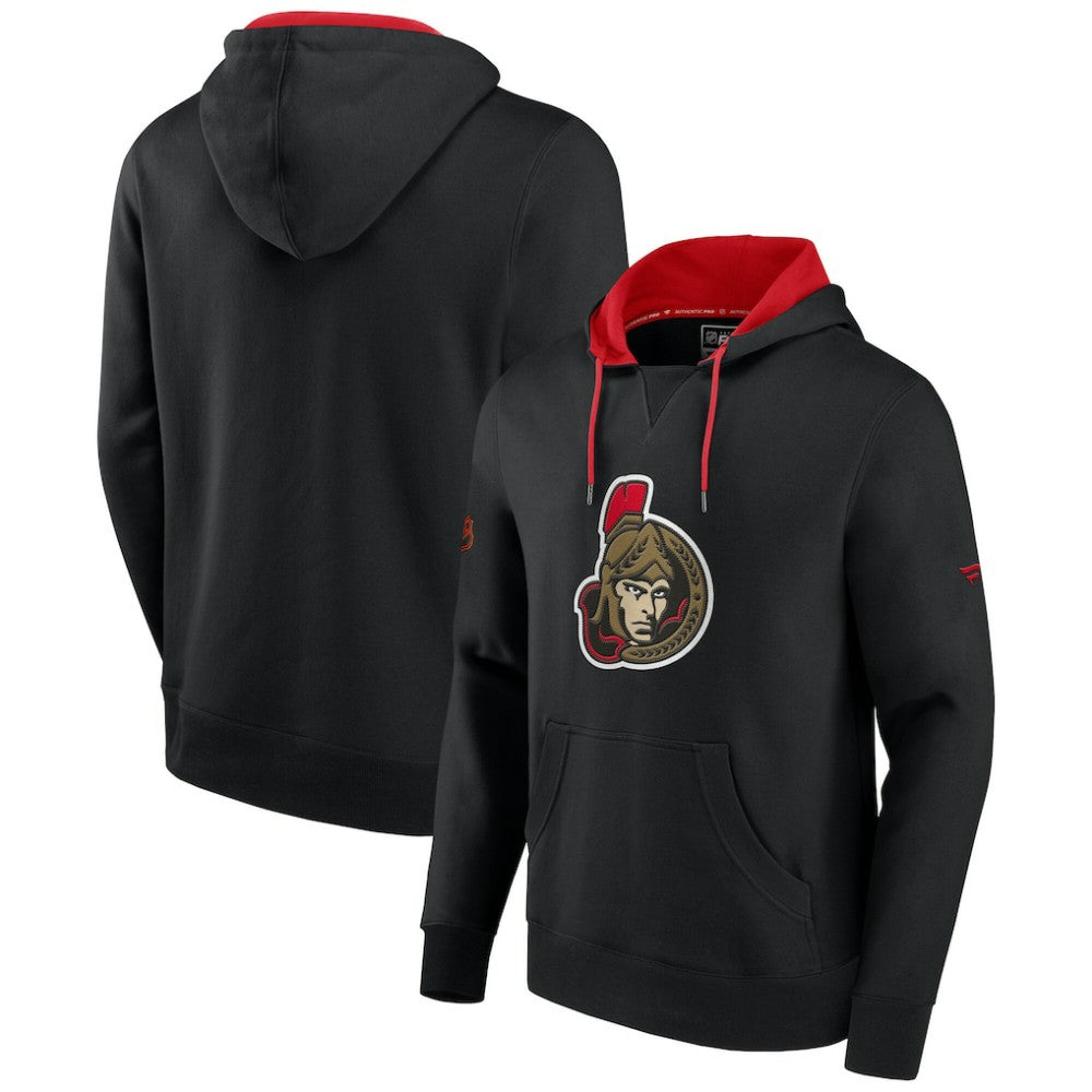 Ottawa Senators Fanatics Special Edition 2.0 Team Logo Pullover Hoodie - Black - NHL