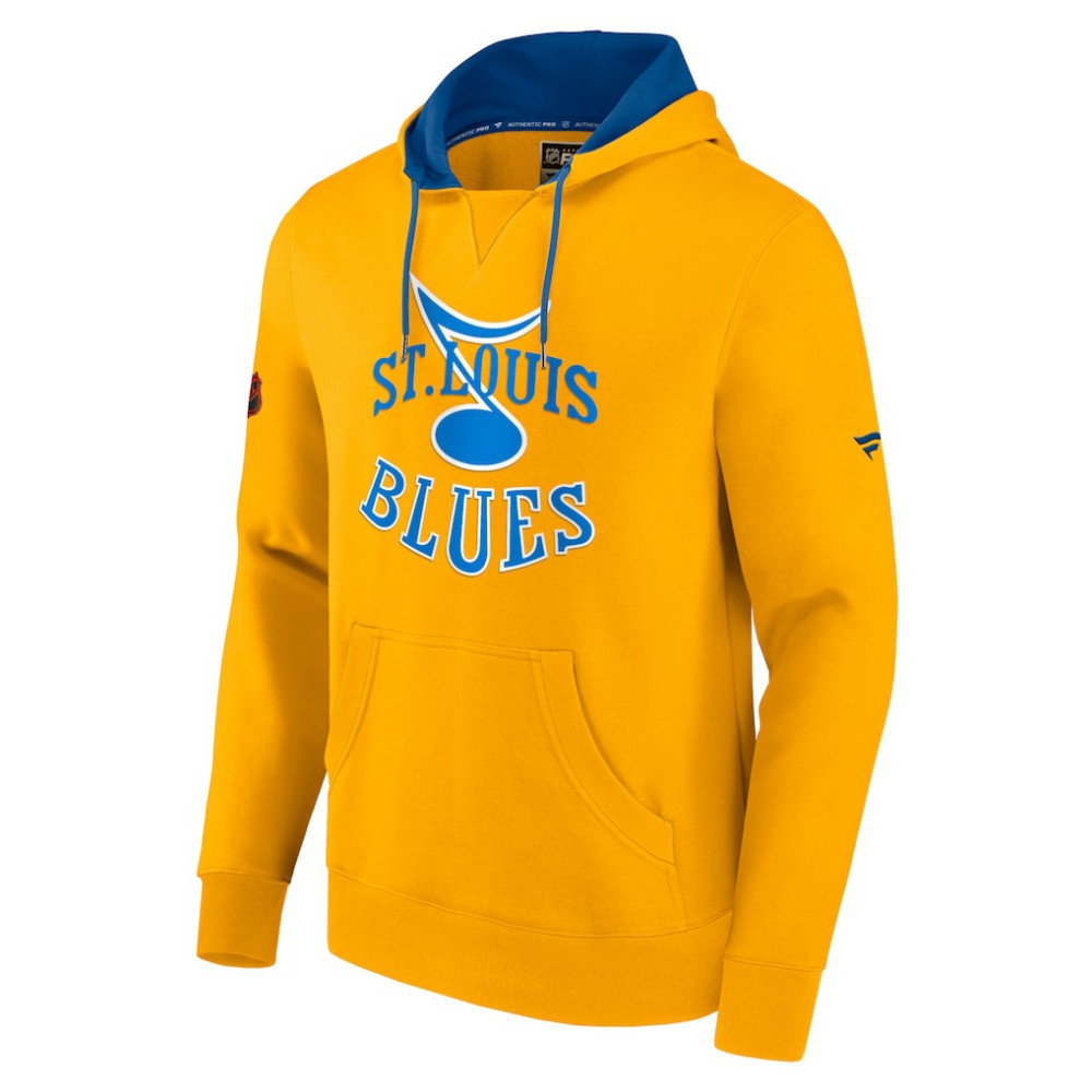 St. Louis Blues Fanatics Special Edition 2.0 Team Logo Pullover Hoodie - Gold - NHL