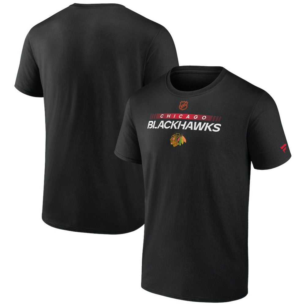 Chicago Blackhawks Fanatics Special Edition 2.0 Authentic Pro T-Shirt - Black - NHL