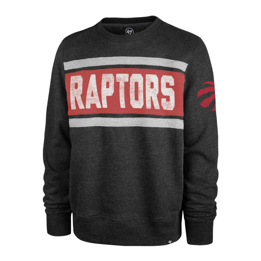 Toronto Raptors '47 Tribeca Emerson Pullover Sweatshirt Heather Black - NBA