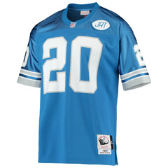 Barry Sanders Detroit Lions 1991 Authentic Throwback Retired Player Jersey Blue | Mitchell & Ness