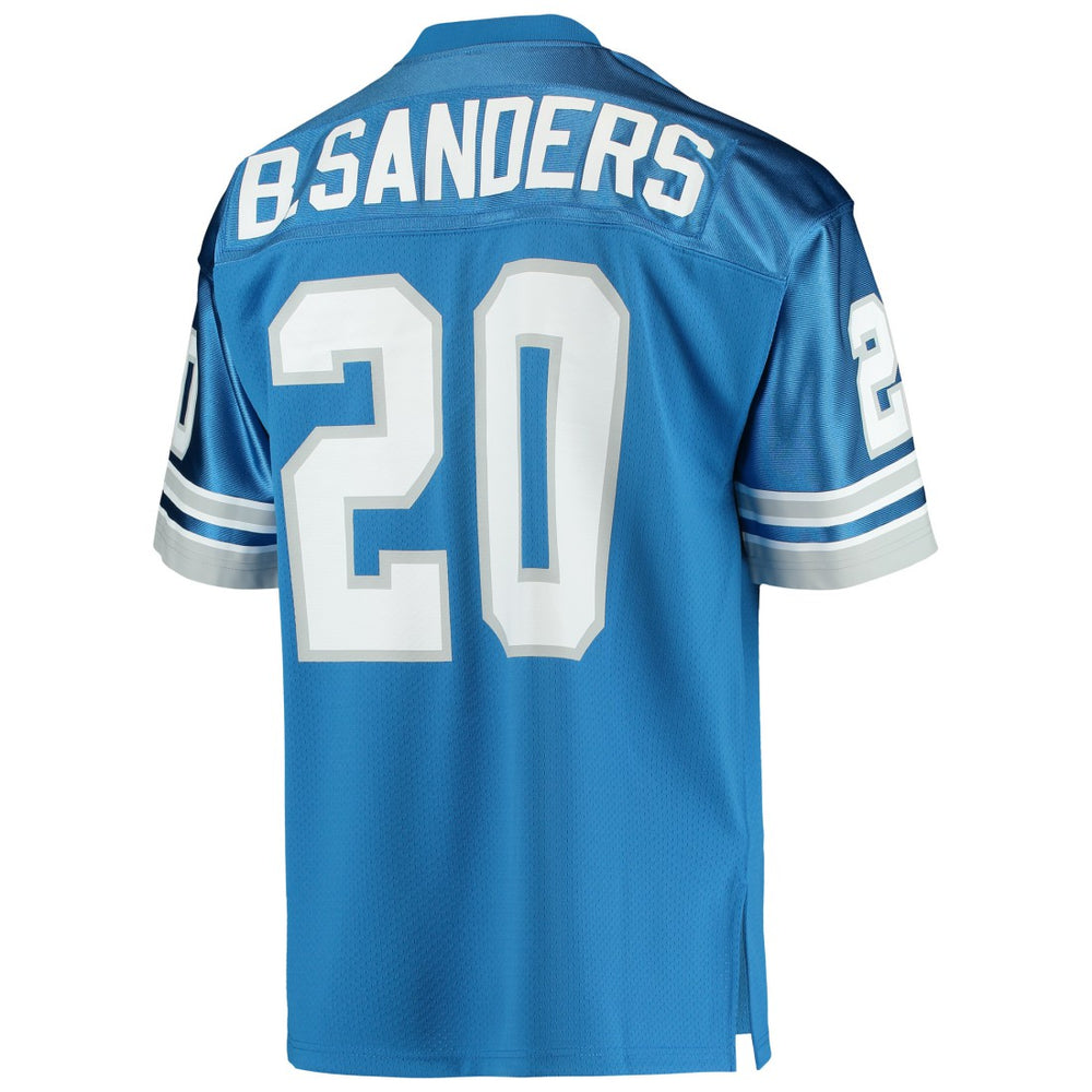 Barry Sanders Detroit Lions 1991 Authentic Throwback Retired Player Jersey Blue | Mitchell & Ness